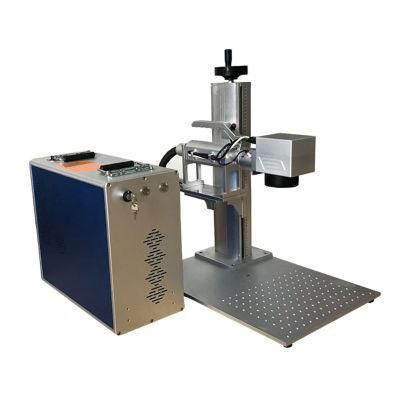 Phone Shell Small Size Portable Jpt Max 20W 30W 50W Brass Silver Gold Fiber Laser Marking Machine