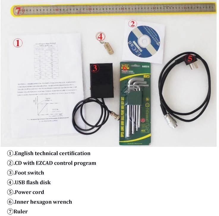 Laser Marker / 30W Mini Marking Machine for Metal Non-Metal Logo