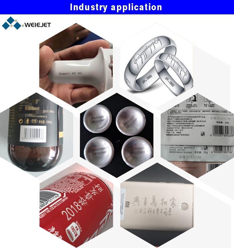 High Speed Coding Machine on-Line UV Laser Marking Machine Engraving Machine Laser Coding on Facial Mask Bag/Plastic Bag