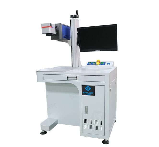 Spj20W Fiber Laser Making Machine Price for Wood Acrylic MDF Mark