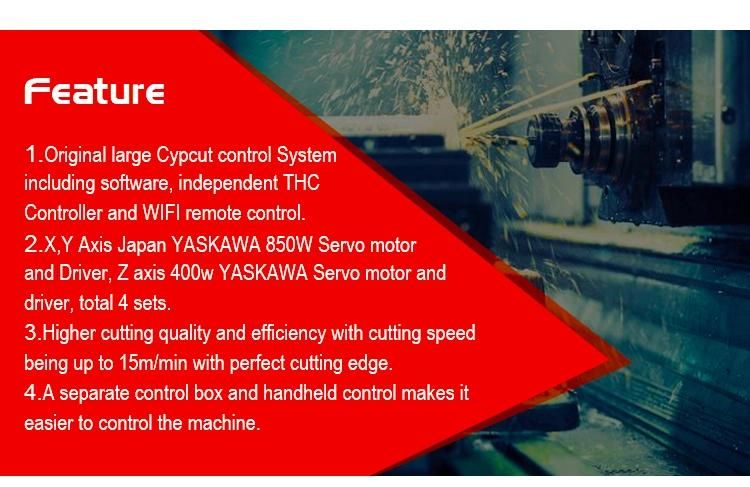 Heavy Structure Metal Plate Sheet Cutting Fiber Laser Cutting Machine Ca-3015 Laser Machine 1kw 2kw 3kw 4kw