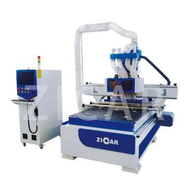 CNC Router 1325 Furniture Line Cutting Machine Zicar 1300 X 2500 For Kitchen Cabinets Wood Working Machinery