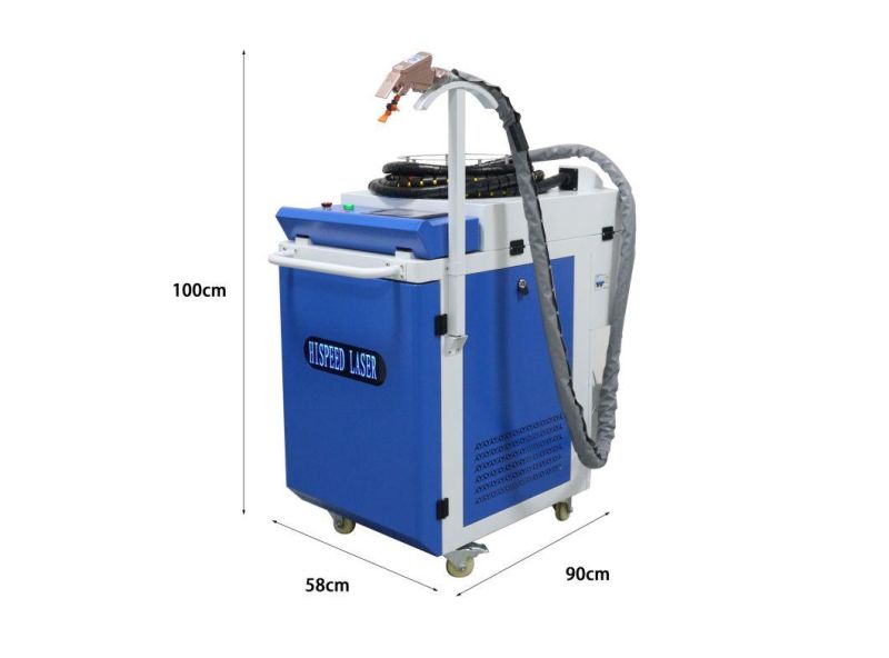 1000W 1500W Laser Cleaning Machine Laser Rust Removal Machine for Metal Steel Mold Removal Painting/Oxide Film/Glue