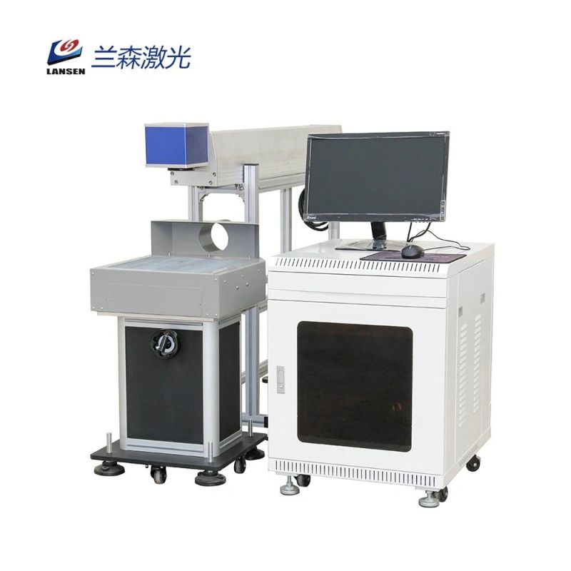 90W Galvo Scanner Reci Glass Tube Laser Leather Cutting Machine for Leather Shoe Pattern Cutting