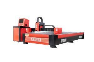 CNC Optical Fiber Laser Cutting Machine Assembled with Gantry-Type Dual-Drive Structure