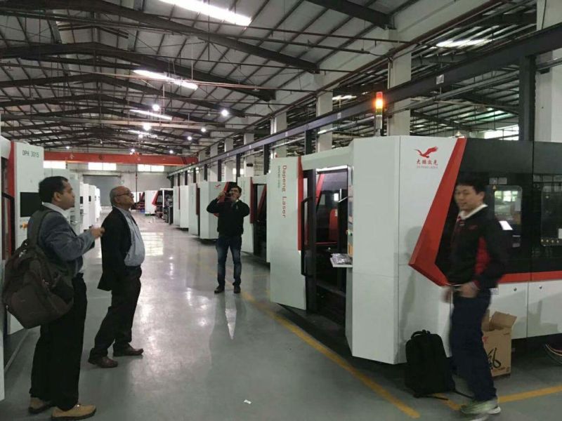 Aluminum/Stainless Steel/Carbon Steel Dapeng Ce Factory Metal Sheet Fiber Laser Cutting Machine