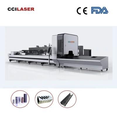 6m Length Tube and Pipe H Beam Profile Laser Cutting Machine with Full Enclosure
