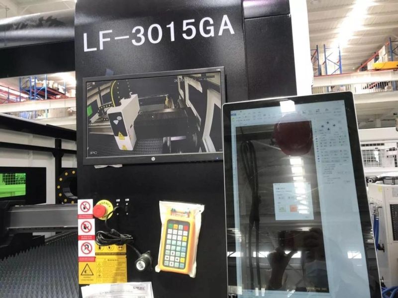 4000W Fiber Laser Cutting Machine with Exchange Table and Full Cover