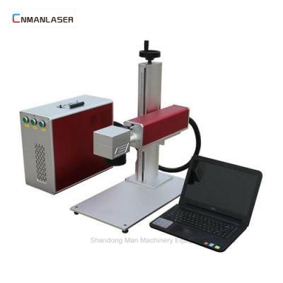 Air Cooling 20W 30W Portable Laser Marking Machine with Computer