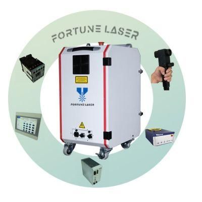 New Design Laser Cleaning Systsem 50W 100W 200W Portable Pulse Laser Cleaner for Sale in Colombia Costa Rica Czech