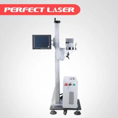 High Speed on Line Flying 20 Watt Fiber Laser Marking Machine for Sale Price