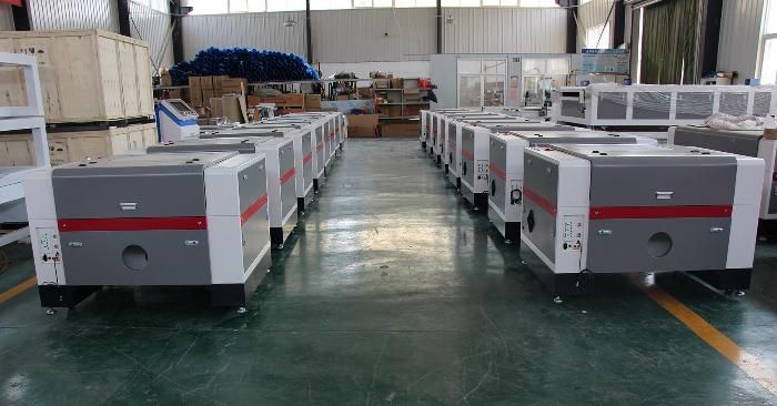 Professional Wood Glass Marble CO2 Laser Engraving Cutting Machine Flc9060