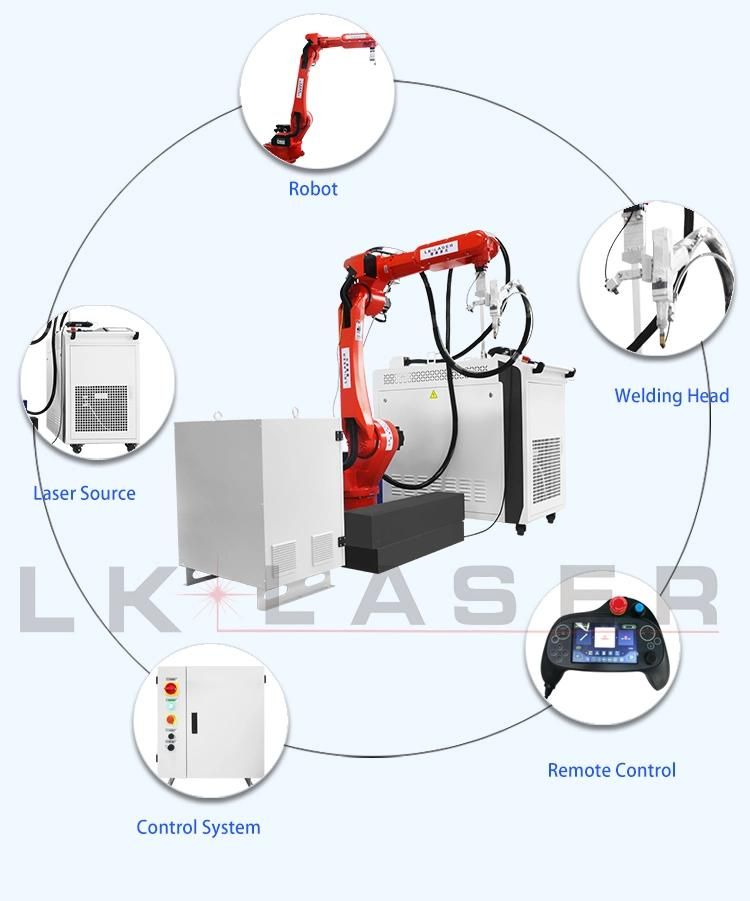 Robot Laser Welding Machine Handheld Automatic Metal Laser Welder Robot Welding Machine Price