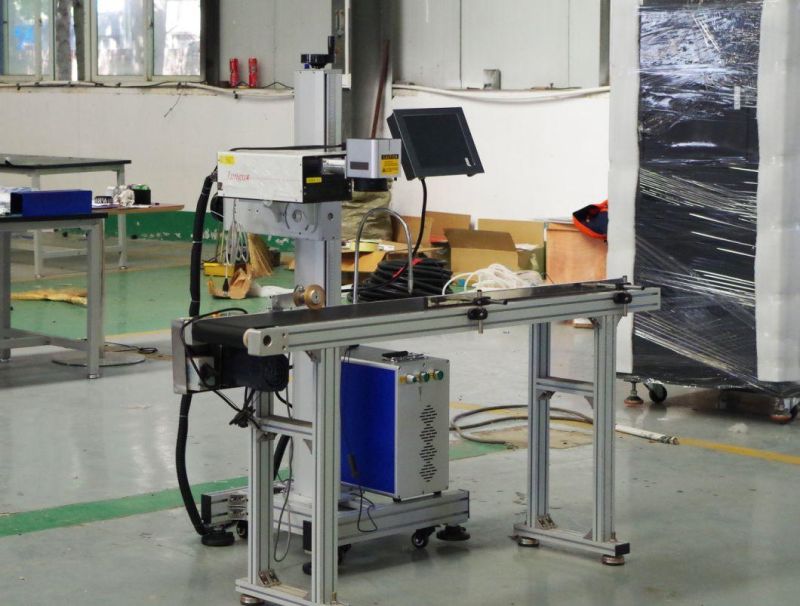 Online Flying Fiber/UV/CO2 Portable 3W 5W 10W CNC Laser Marker Marking Printer Printing Equipment Machine for Wood Metal Plastic