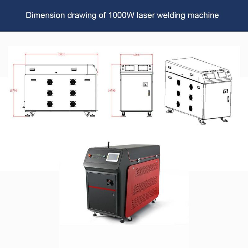 1000W Automatic High Precision Stainless Steel Fiber Copper Welding Machine
