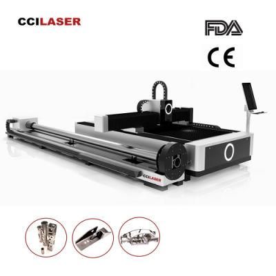 Monthly Deals Metal Tube and Plate Fiber Laser Cutting Machine with Rotary Device