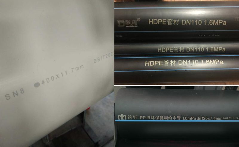 Fiber Laser Type Logo Words Time Date HDPE Pipe Printer