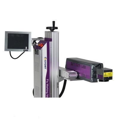 Cycjet CO2 Fly Laser Marking Machine for Batch Number on Pipe