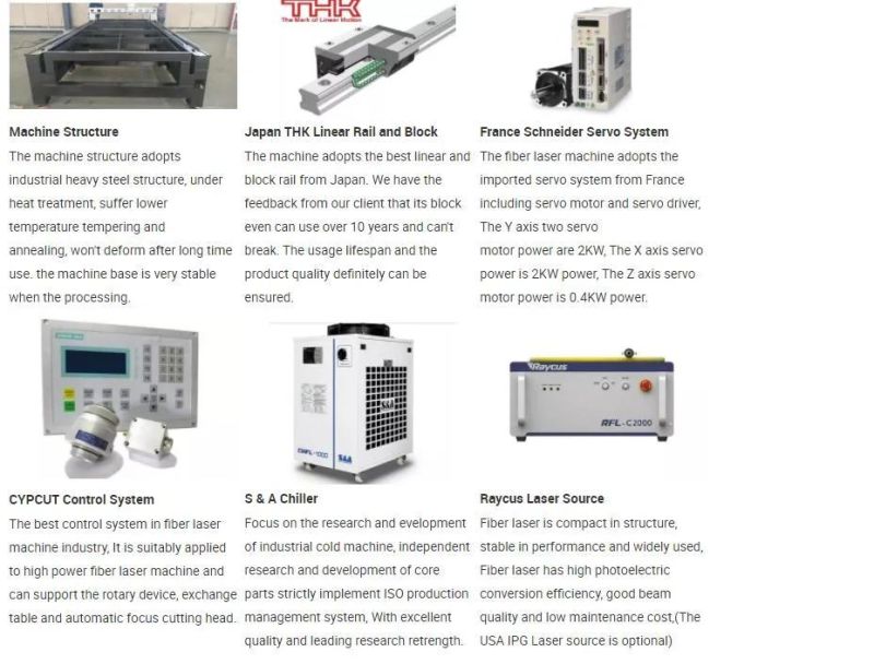 Gd3015 1000W 1500W 2000W 3000W 4000W Fiber Laser Cutting Machine