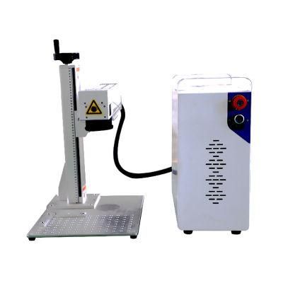 Small Portable Mini 30W 50W Jpt Aluminum Metal Logo Fiber Laser Marking Marker Engraving Machine
