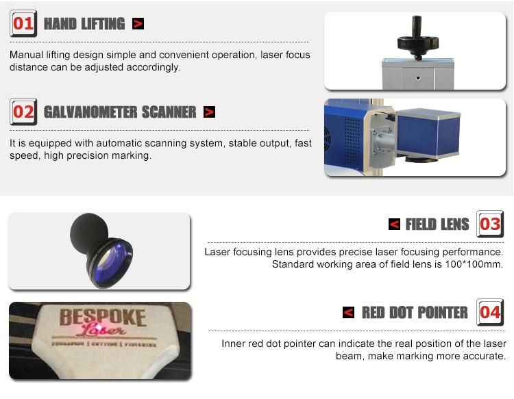 Coherent 30W Logo Wood Paper RF Laser Marking Cutting Machine