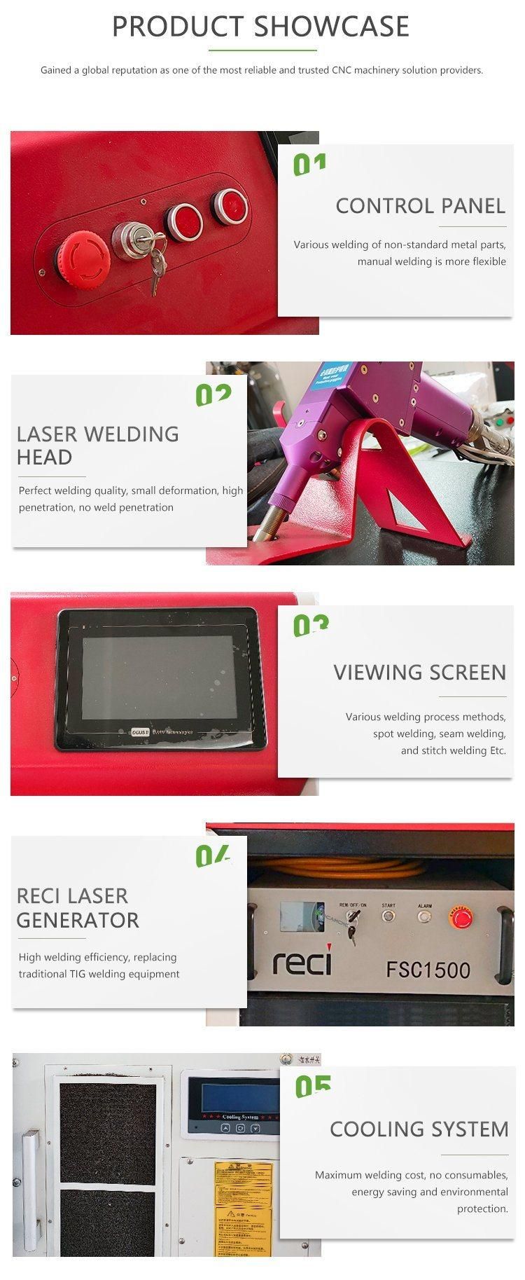2022 Hot Sale Metal Stainless Steel Laser Welder Welding Machine Price 1000W 1500W 2000W