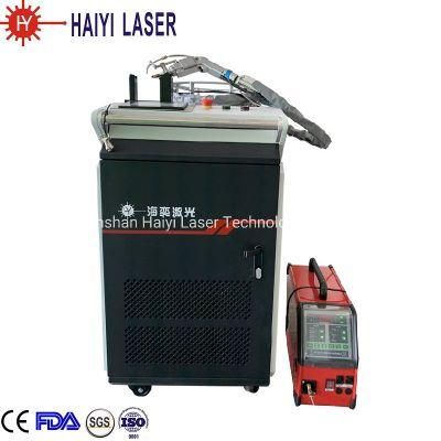 Easy to Operate 1000W Handheld Fiber Laser Welder with Wobble Gun for Steel