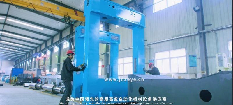 High Precision Nc Servo Continuous Laser Shear Metal Blanking Line