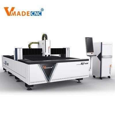 Open Type Single Table 1000W Fiber Laser Cutting Machine for Metal Sheet Carbon Steel Stainless Steel Aluminium Copper Brass