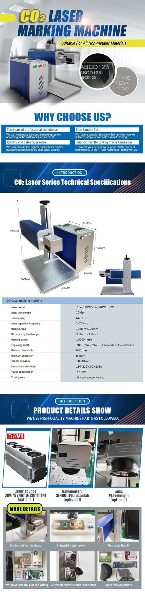 Online Flying Production Line Fiber Laser Marking Machine for Deep Engraving Printing