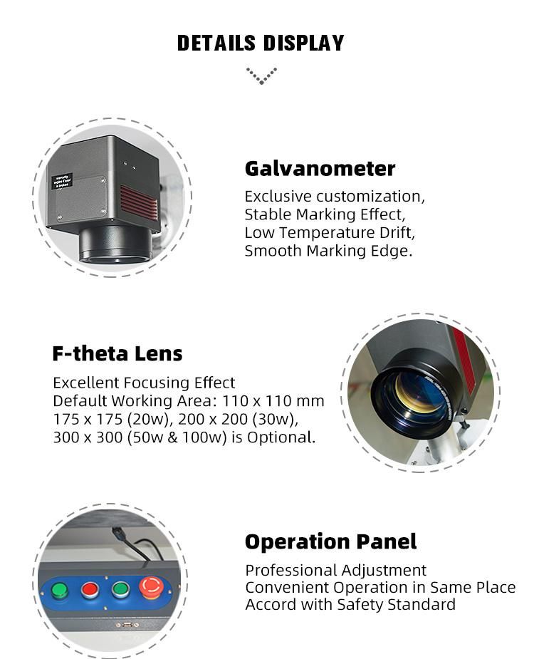 30W Laser Marking Engraving Machine for Cutting Metal