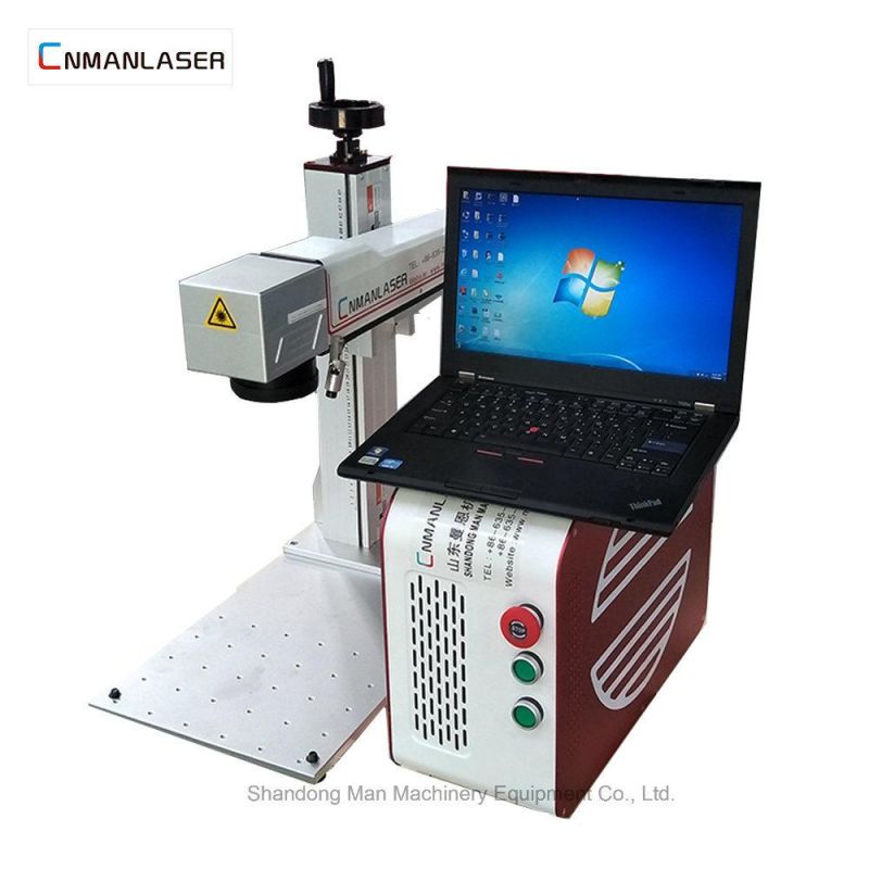 Portable Jcz Control 20W Mini Fiber Laser Marking Machine