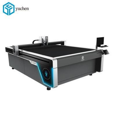 China CNC Equipment Wetsuit/Clothes Cutting Machine by Vibration Knife