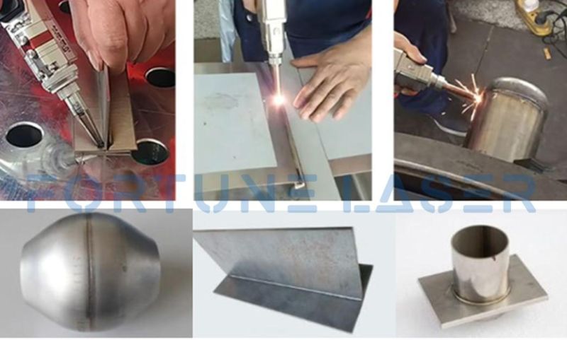 Wobble Handheld Laser Head Metal Workpiece Easy to Use Laser Welding Machine