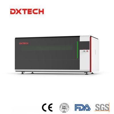 High Precision Large Enclosed CNC 1kw Fiber Laser Cutting Machine with Linear Motor for Metal Sheet
