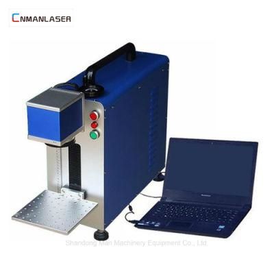 Sanitary Ware Tableware Metal 30W Laser Engraving Marking Machine