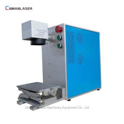 Metal Card Steel Photo Mini 20W Fiber Laser Marking Machine Price