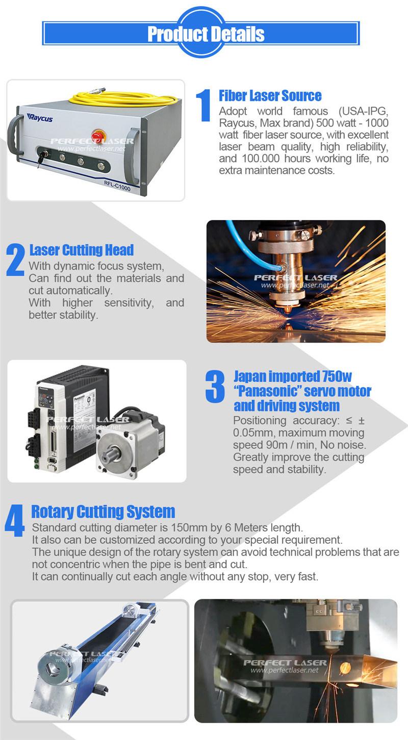 1000W Sheet Fiber CNC Laser Metal Cutting Machine for Tube and Pipe