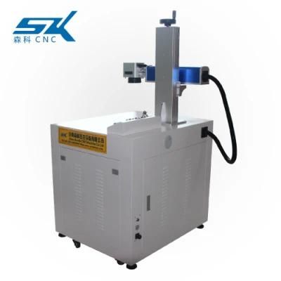 30W 50W Desktop Metal Raycus Fiber Laser Source Desk Marking Machine