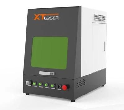 Enclosed Fiber Laser Machine for Surface Metal Wood Plastic Marking