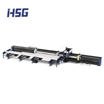 4000W 6000W CNC Laser Cutting Machine Cutting Metal Tube