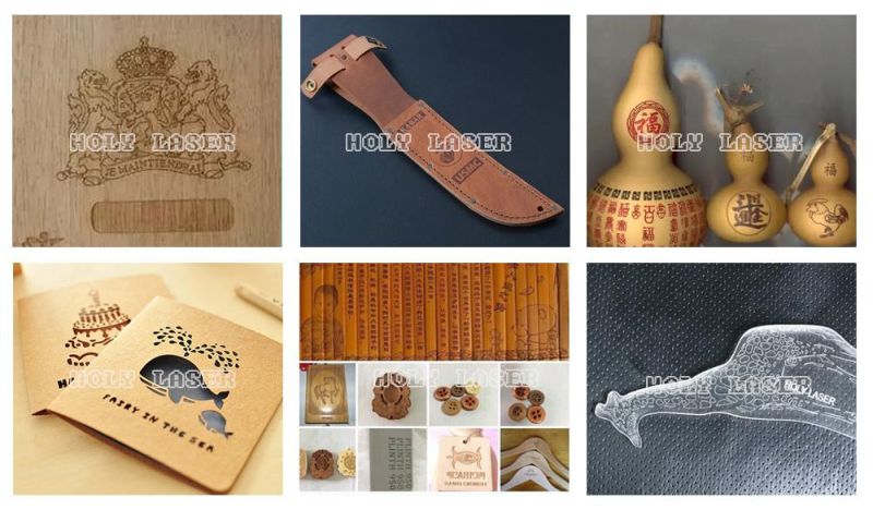 CO2 Laser Marking Machine for Leather Greeting Card