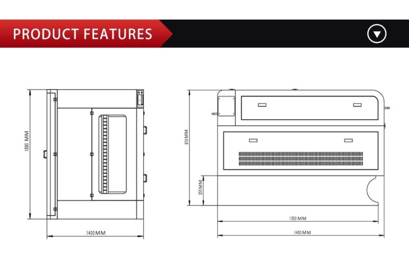 OEM Factory China 1390 100W 130W CO2 Laser Engraving Cutting Machine for Acrylic/Wood/Cloth/Leather/Plastic/MDF