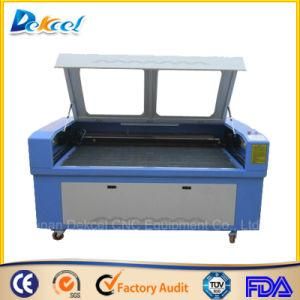 CO2 Plastic/ Leather/ Playwood CNC Laser Cutting Machine for Sale Dek-1290j 80W