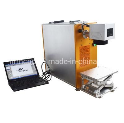 Free Shipping Portable Raycus 30W Metal Fiber Laser Marking Machine