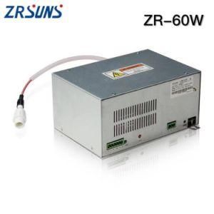 Laser Machine Parts Zrsuns CO2 Power Supply 50W 60W 80W