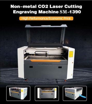 1390 80W/100W/130W/ 150W CNC Laser Engraving Cutting Machine CO2 Laser MDF/Wood/Acrylic with Ce