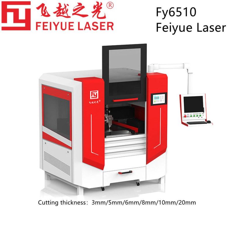 Fy6510 Feiyue Fiber Laser Cutter Machines CNC Saw Blade Precision Laser Cutting 3mm 5mm 6mm 8mm 10mm 20mm Metal Stainless Steel Aluminum Sheet Metal