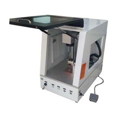 Close Type 20W 30W 50W 60W Jpt Stainless Steel Logo Color Mopa Fiber Laser Marking Machine