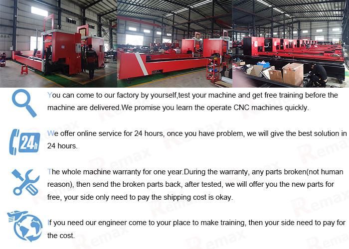 6020 6000*2000mm Metal Tube/Pipe Fiber Laser Cutting Machine for Metal Tube/Pipe